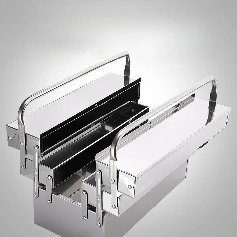 Durable Stainless Steel Tool Organizer Box Portable and Space Saving Design Tool Box Organizer Caja De Herramientas Electricista