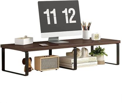 Computer Monitor Stand|Ergonomic Desk Riser|Sturdy Desktop Organizer Shelf|Multi-Purpose  Storage Accessories(19.6x7.8x3.1in)