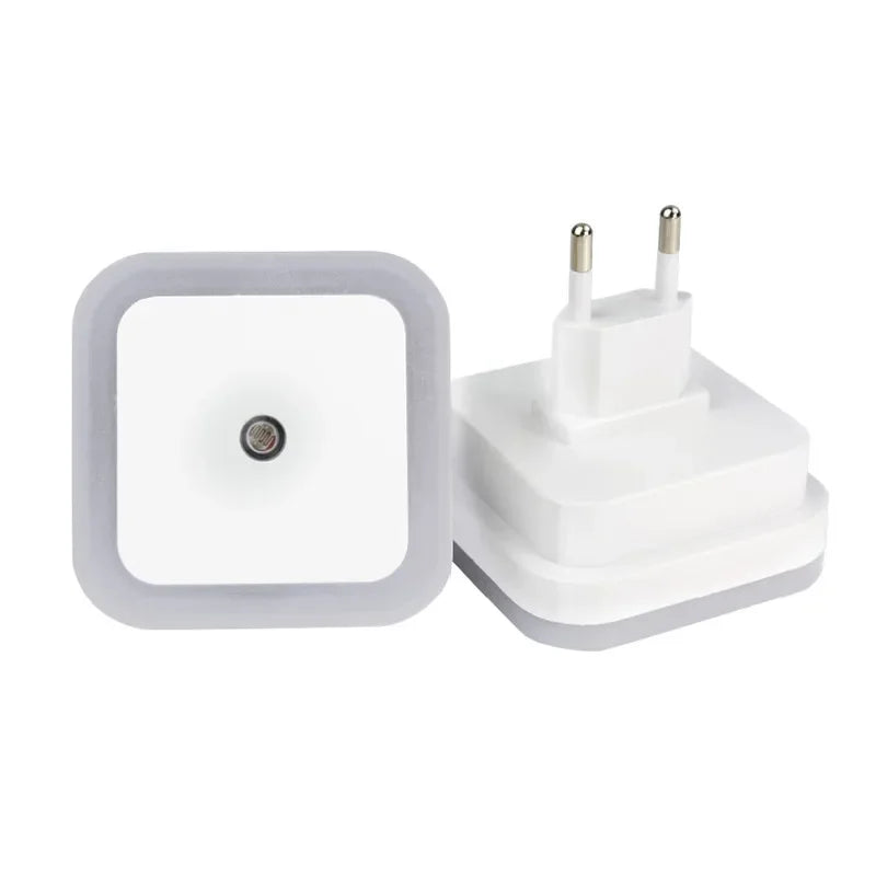 LED Night Light Wireless Sensor EU/US Plug Mini Square Lighting Lamp For Baby Children Living Room Bedroom Corridor Night Lights