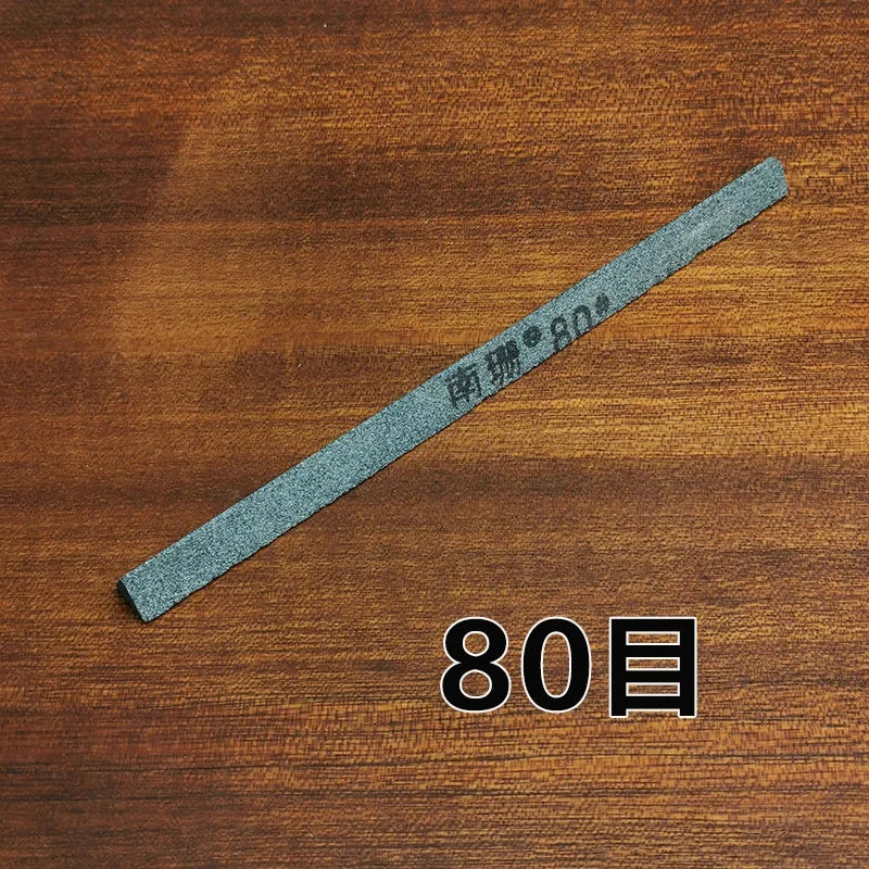 Triangle Oil Stone for Sharpening Knives Kit, Fine Grinding Diamond Oilstone Strip, Knife Stone, 12*150mm