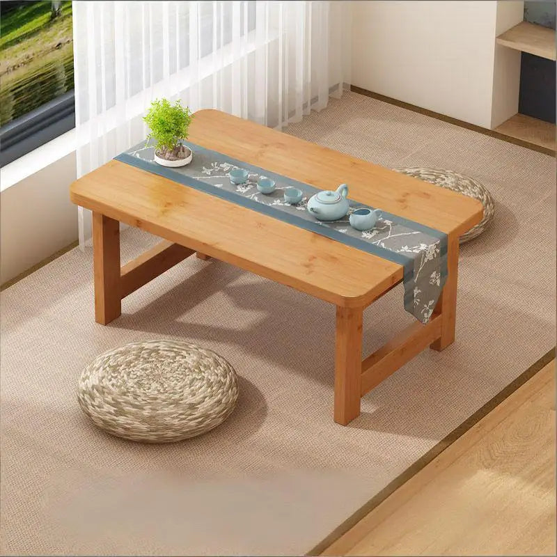 Foldable table, bay window table, tatami table, small coffee table, bed dining table, low table