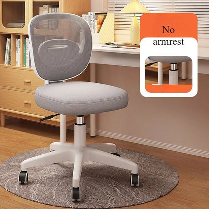 Ergonomic Comfortable Swivel Chair Office Chair Home Student Backrest Chair Liftable Chair Armrests Adjustable for Home
