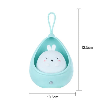LED Night Light Intelligent Human Sensing USB Rechargeable Sleep Light Bedroom Bedside Corridor Desktop Decoration Table Lamp