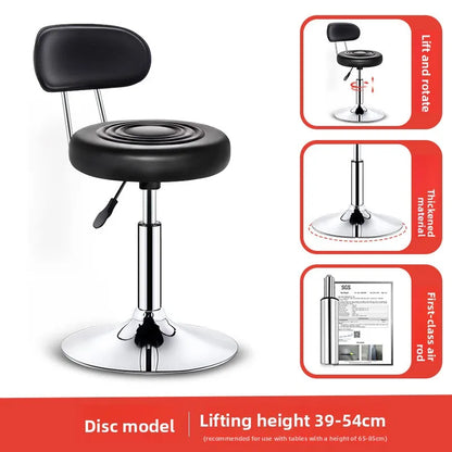 Multi-functional Bar chair swivel chair lift bar chair swivel bar stool haircut chair high stool round stool beauty stool