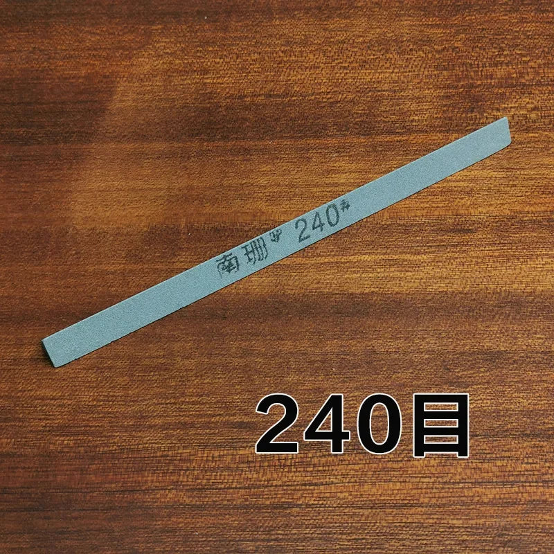 Triangle Oil Stone for Sharpening Knives Kit, Fine Grinding Diamond Oilstone Strip, Knife Stone, 12*150mm