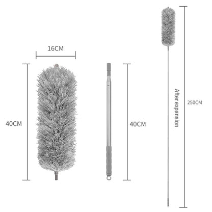 New Microfiber Duster Extendable Duster Cleaner Brush Telescopic Ceiling Microfiber Brushes Bendable Dust Cleaning