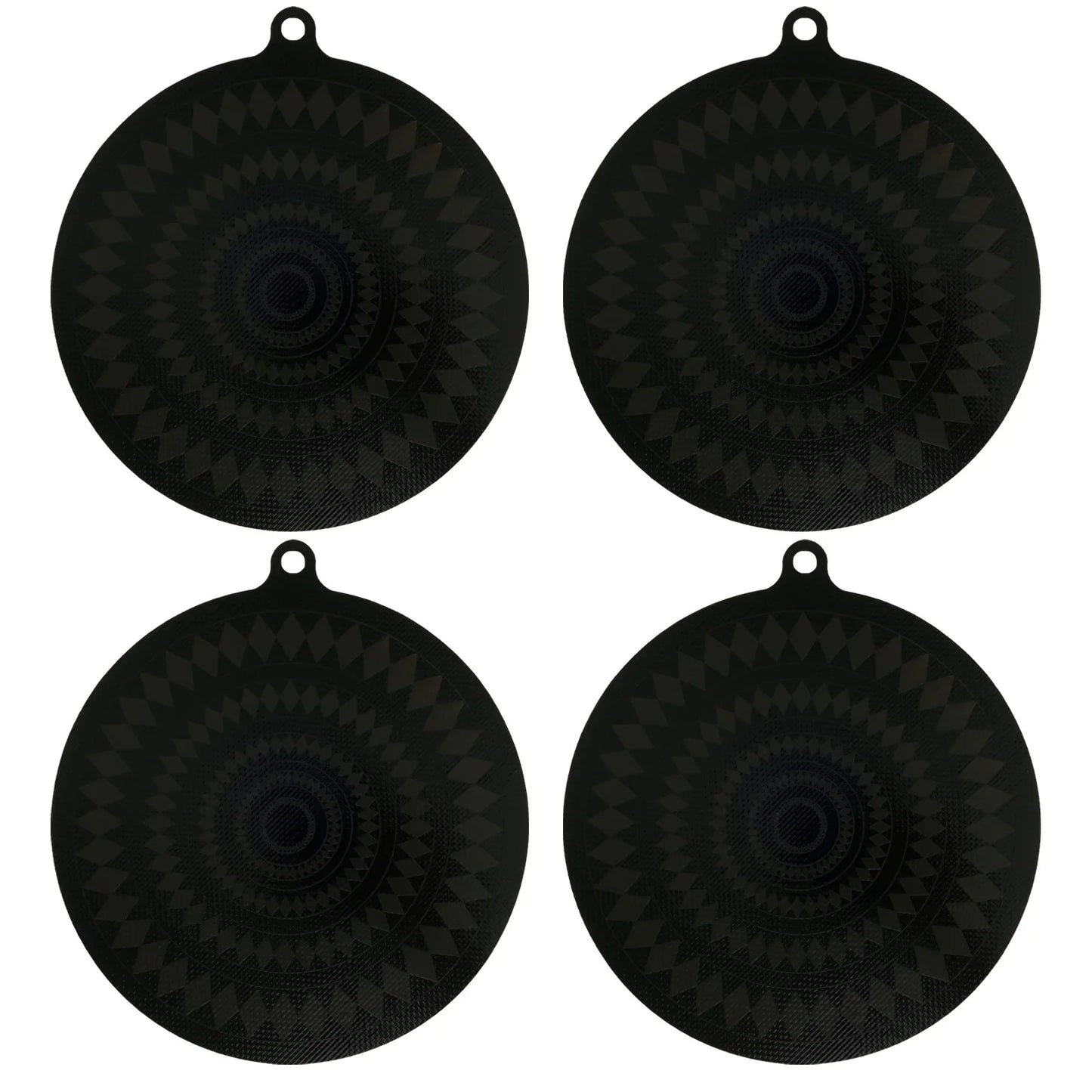 4PCS Induction Cooktop Mat Silicone Thermochromic Induction Cooktop Protective Cover Heat-resistant Cooktop Scratch Protector
