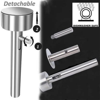 Falafel Meatball Scoop Maker Tools Stainless Steel Professional Falafel Maker Scoop Nonsticky Falafel Mold Kitchen Gadgets