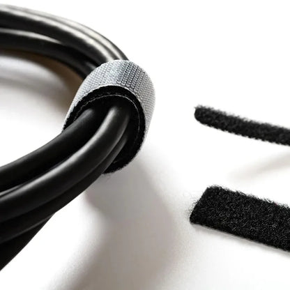 Reusable Hook & Loop Cable Ties - Adjustable Nylon Wire Fastener Straps for Securing Cord Management, Organizer DIY Cinch Straps
