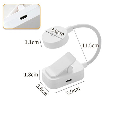 Portable LED Book Lamp Reading Small Table Lamps Eye Protection 3 Colors  Bedroom Study Bedside Student Book clip Night Light