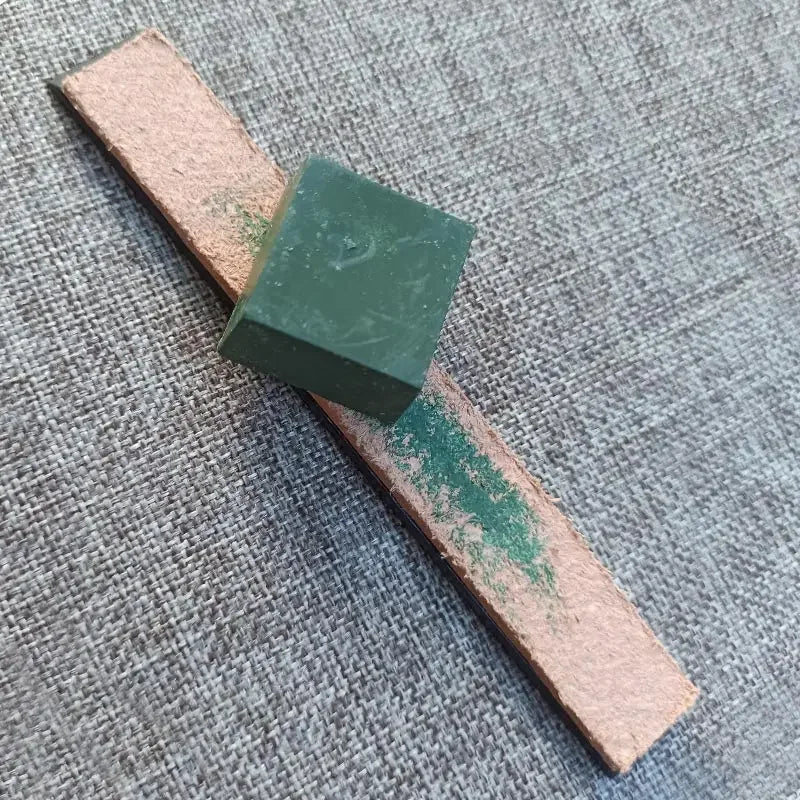 Compound Green Polishing Paste Abrasive Paste Metals Polishing Wax Paste Chromium Green Oxide Grinding Stropping leather