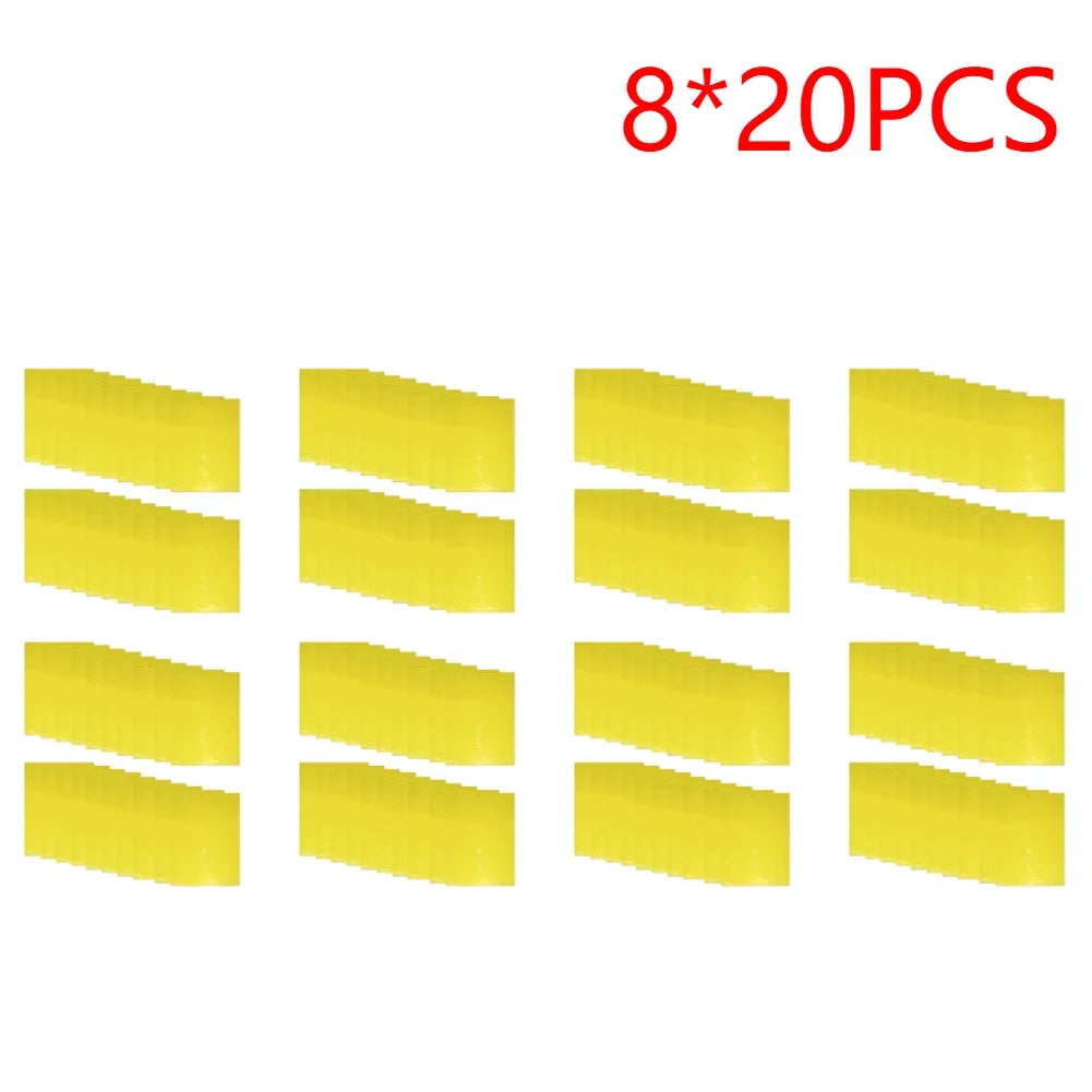 20-200PCS Fly Stickers Outdoor Plant Insect Catcher Fly Trap Double Sided Sticky Traps for Bugs Mosquito Trap Sticky Board