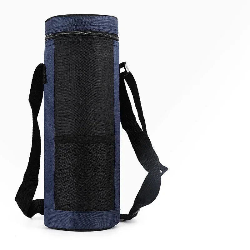 Portable Cooler Bag with Carry Straps Oxford Cloth Insulation Sleeve Aluminum Film Travel Camping Keep Warm/cold Drink Carrier