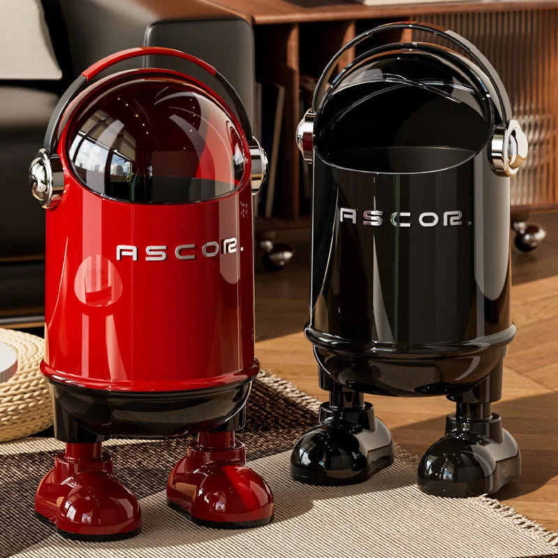 Touchless Sensor Trash Can Stainless Steel Premium Large Capacity Garbage Bin Kitchen Bathroom Bedroom Living Room Maison