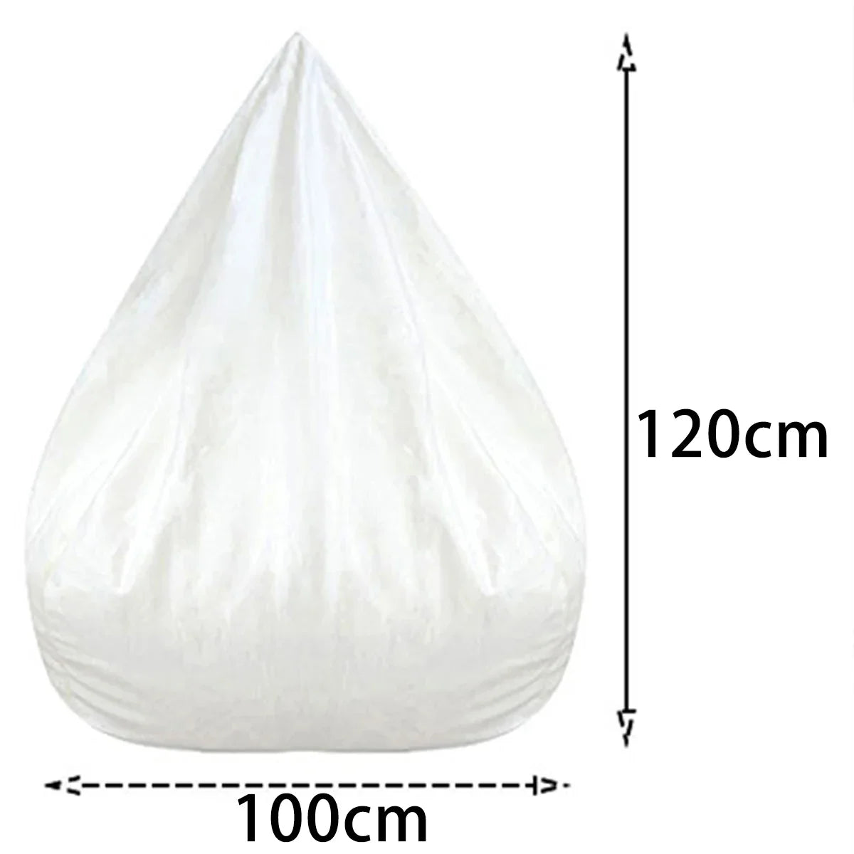 OTAUTAU Replacement Pouf Mesh Inner Liner Cover Without Filling Removable Washable Lazy Sofa Insert for Bean Bag Puff Couch Sac