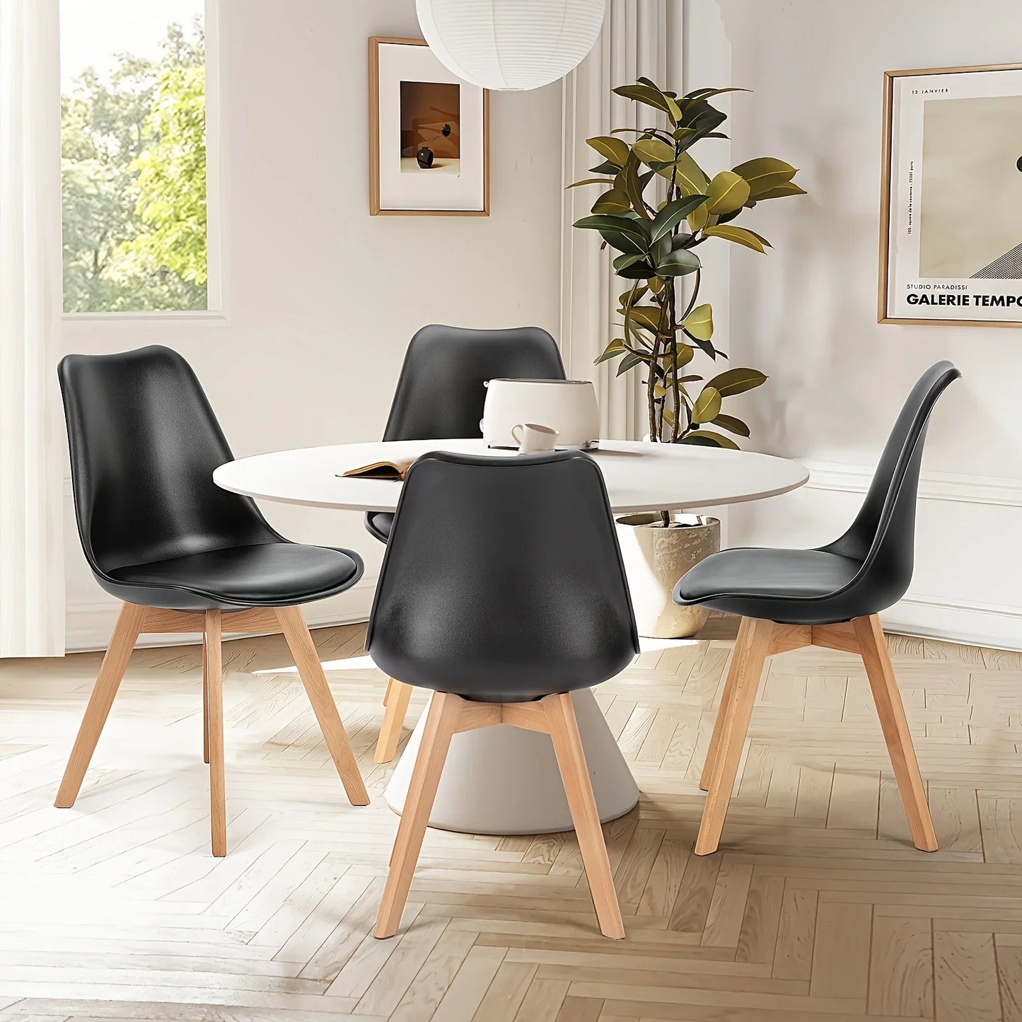 Modern Dining Chair Home Chair Minimalist Nordic Backrest Chair Dinning Table Chair Accent Chair for Living Room