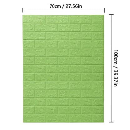 70cmx1/2/3/5/10m 3D Paper Wall Adhesive Living Room PVC Self-adhesive Panels Home Decoration Wallpapers Waterproof Wall Stickers