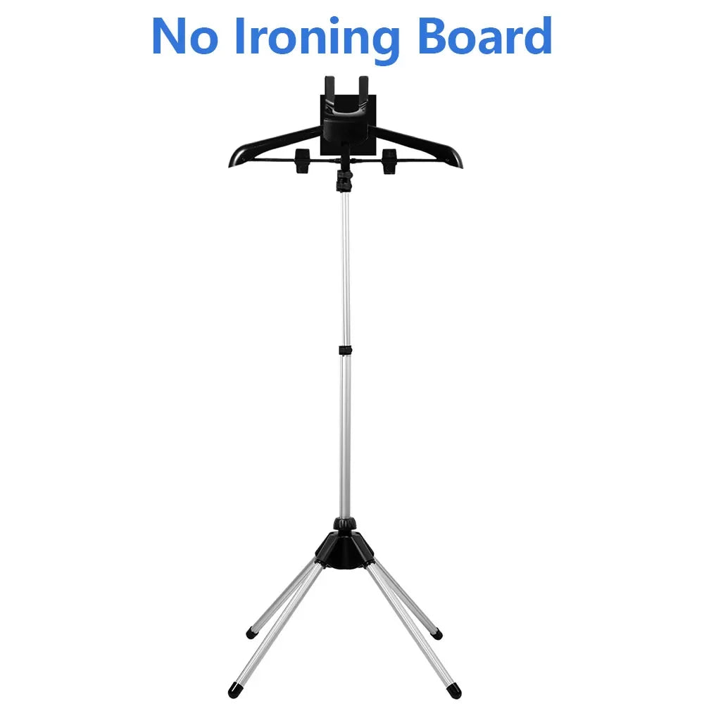 Steamer Stand with Hand-held Ironing Board 84-160cm Portable High Adjustable Handheld Garment Steamer Rack Foldable Home Hanger