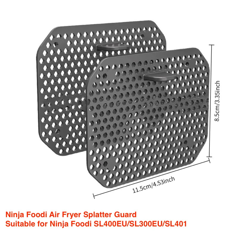 2Pcs/1Pcs Air Fryer Silicone Liners for Ninja SL400 SL401 Stack XL Basket Reusable AirFryer Baking Tray Airfryer Accessories