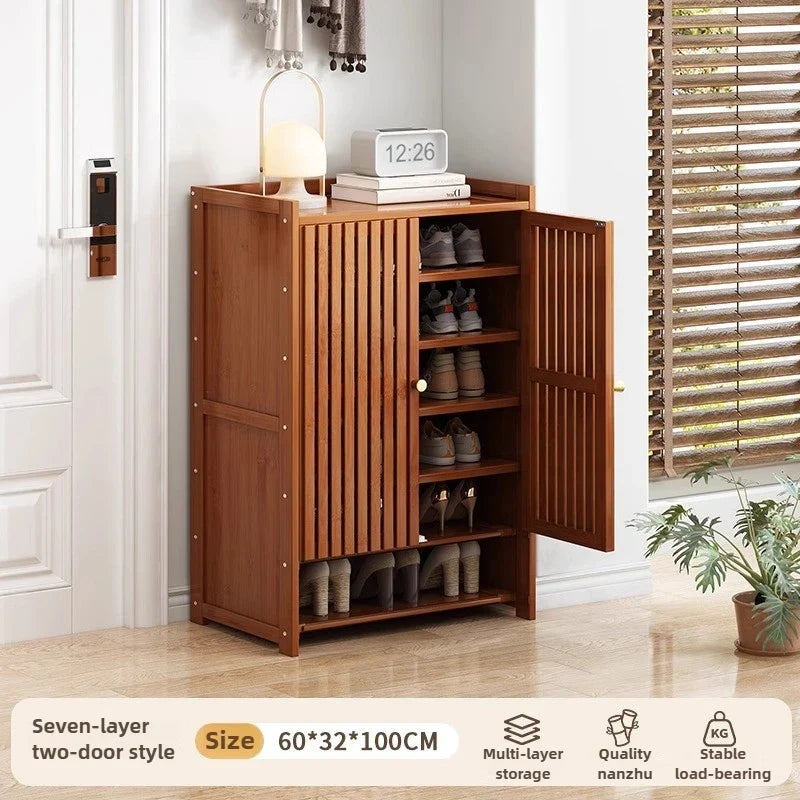 Shoe cabinet for home use, doorstep storage cabinet, wall facing hallway, indoor entrance, rental room, multi-layer shoe rack