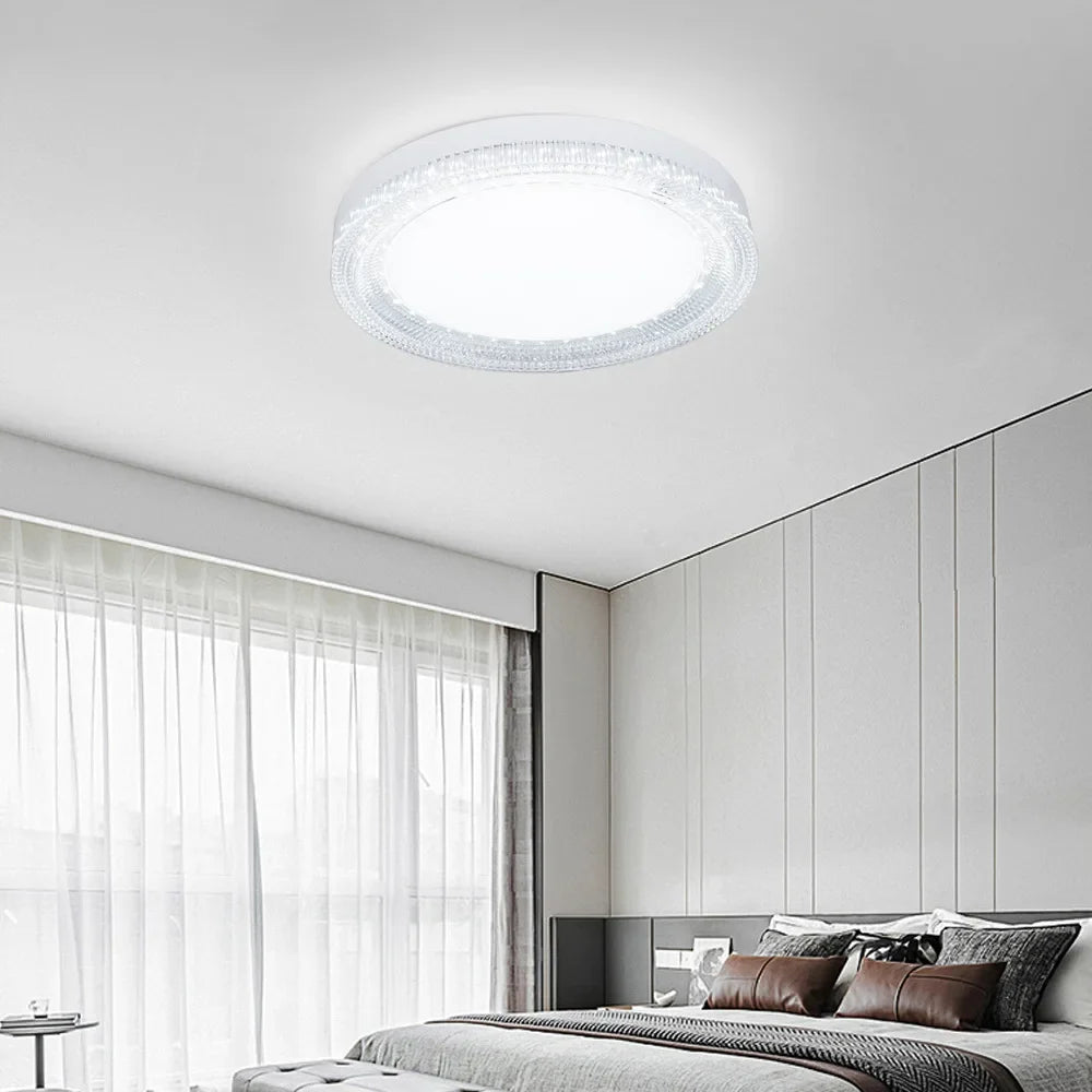 Ultra-thin Round LED Ceiling Light Bedroom Light Neutral White Cool White Warm White 48W 36W 24W 18W LED Ceiling Light AC90-260V