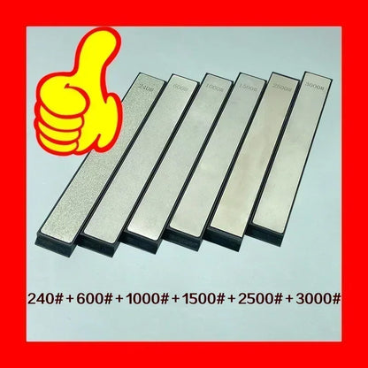 Diamond Whetstone Kitchen Sharpener, Fixed Angle Grinding Stone, Oil Stone Stones Set