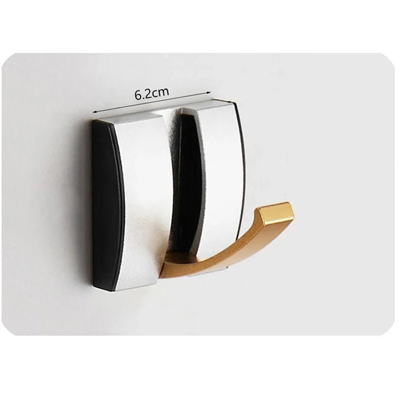 Coat Rack Wall Mount - Modern, Metal Wall Coat Rack Sturdy Wall Hook Rack Rail for Hanging Coat, Jacket, Clothes, Hat