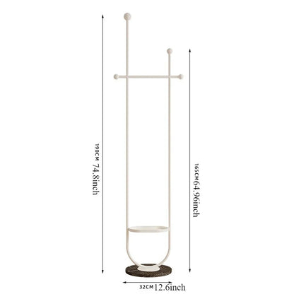 Stand Portable Clothes Rack Bedroom Floor Holder Clothes Hanger Hat Rack Home Modern Perchero De Pie Clothing Store Furniture