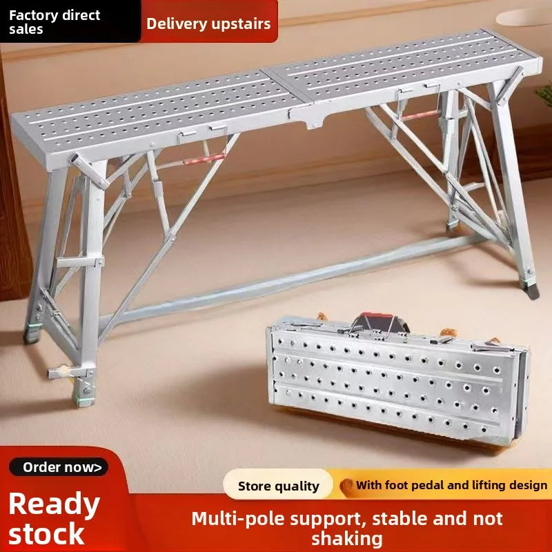 Horse stool portable folding thickened heightening construction site interior decoration scaffolding
