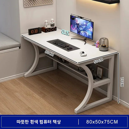 Gaming Desk Storage Sturdy Computer Desk Desktop Rack Bedroom Office Study Writing Simple Mobilier Bureau Office Furniture