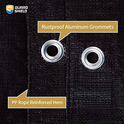 Tarps Heavy Duty Waterproof 16x20 Feet Poly Tarp Cover Outdoor Thick UV Resistant Tarpaulin with Grommets 10mil