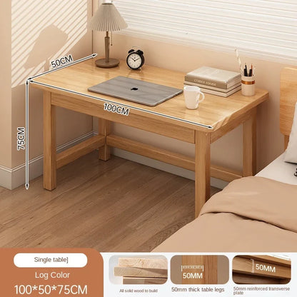 Solid wood desk for students, home use, bedroom, computer desk, study desk, writing desk, office desk