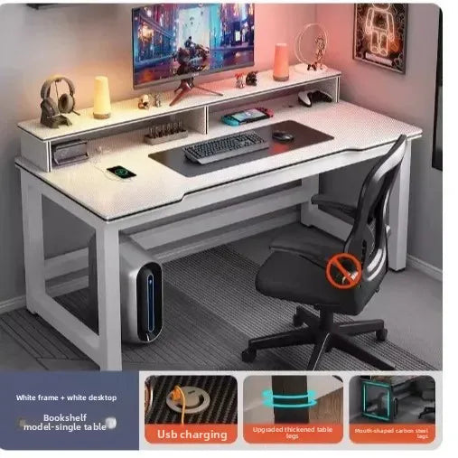 Computer Office E-sports Room Game Tudio Live Streaming Table Internet Cafe Computer Table Furniture Mesa Ordenador Escritorio