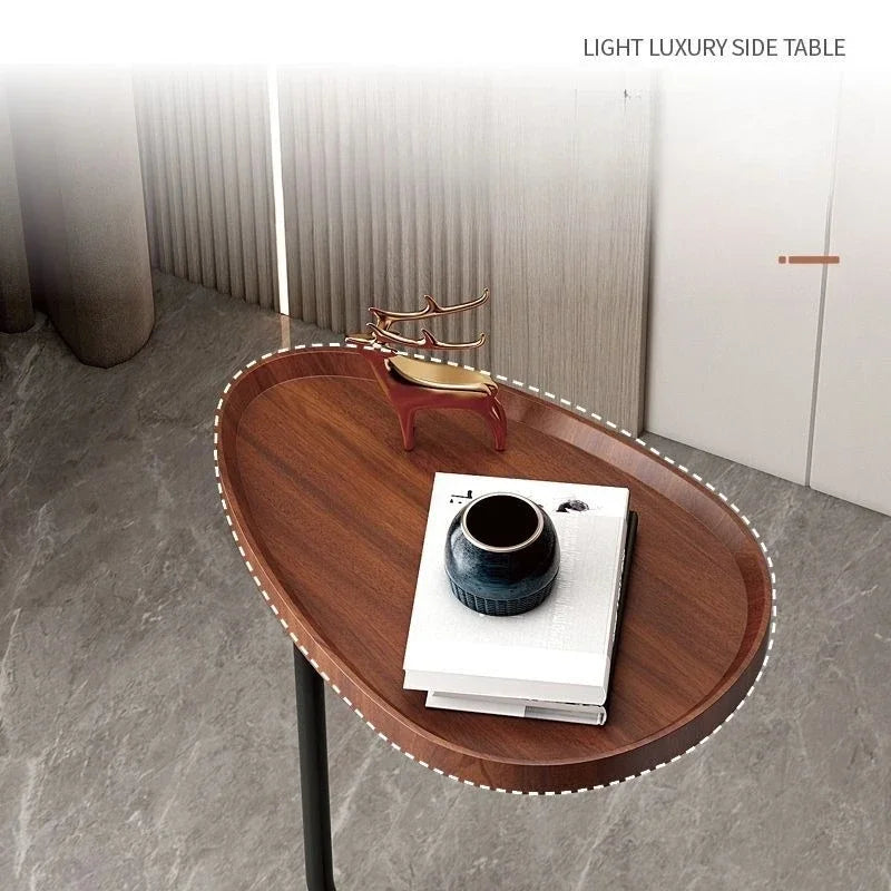 Modern Luxury Lift Top Coffee Table Side Table Bedside Table Portable Rolling Small Apartment Sofa Corner Minimalist Living Room