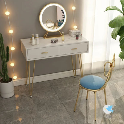 Italian simple girl bedroom dresser stool butterfly back chair ins makeup stool wholesale butterfly chair