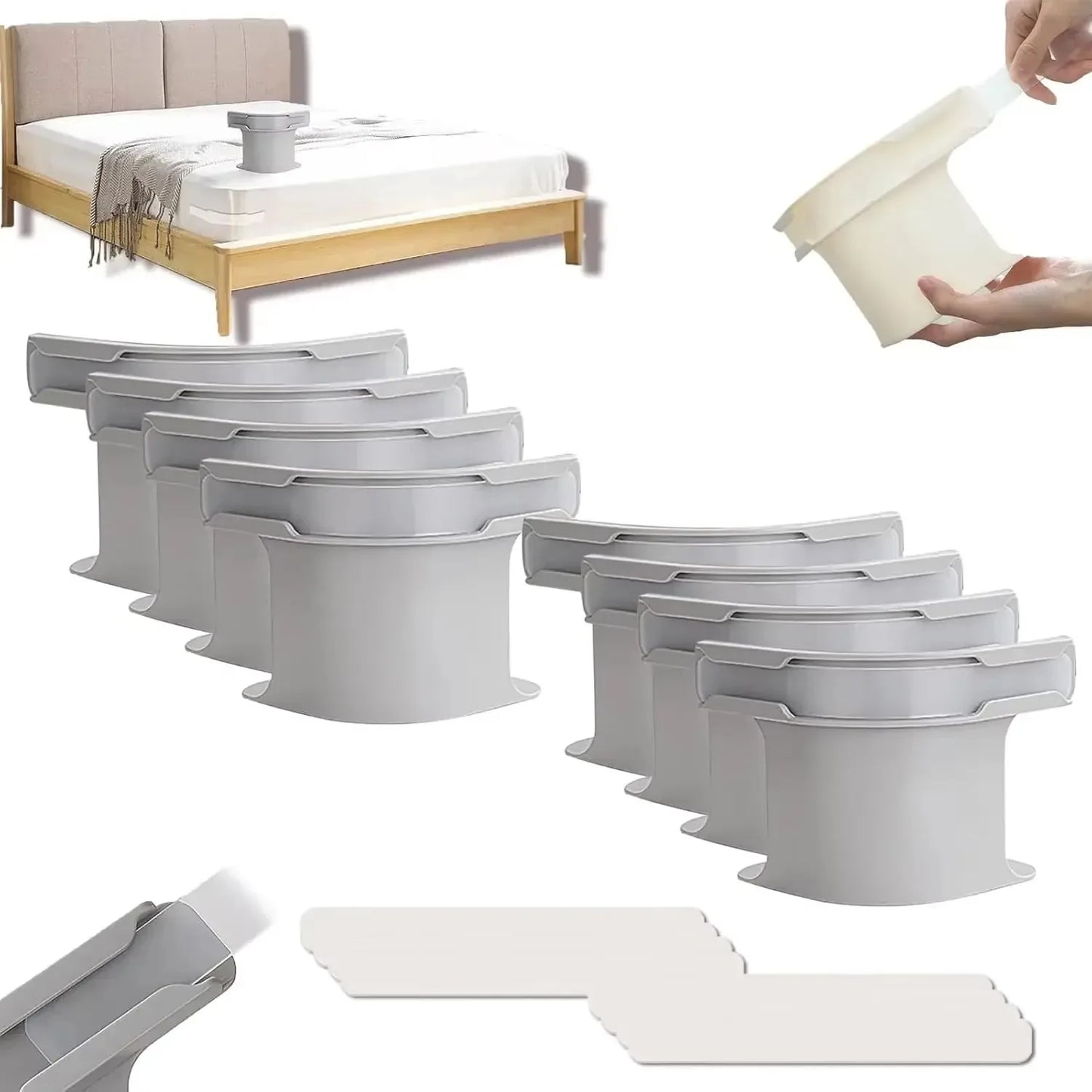 4/8/12Pcs Heavy Duty Bedsheet Corner Tightener Clips High-quality Materials Durable and Reliable Bed Sheet Grippers Protectors