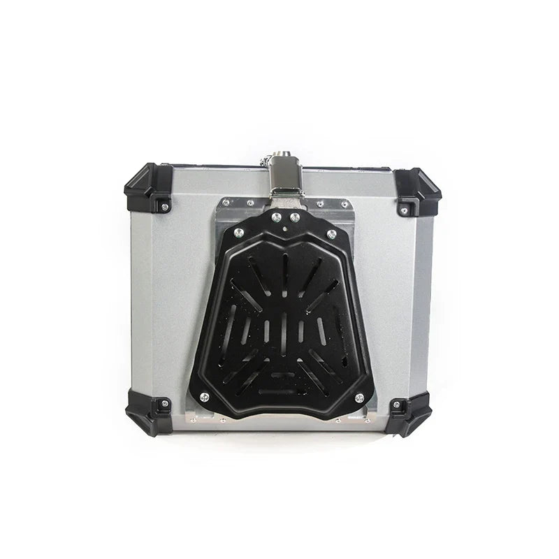 Motorcycle Top Case 55L Universal Motorcycle Rear Box Aluminum Alloy Motorbike Trunk Travel Luggage Storage Tour Tail Box