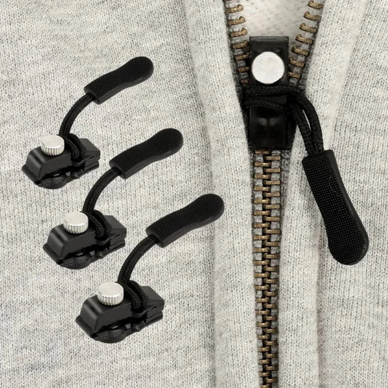 Universal Zipper Repair Kit - Instant Fix for Jackets, Coats | Detachable Zipper Head & Slider Replacement, No Sewing Needed