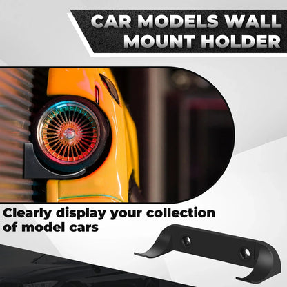 12/20Pcs Collectible Car Display Wall Mount Firm Display Car by Wheels on Wall Hanging Car Toy Display Rack for Lego Car Models