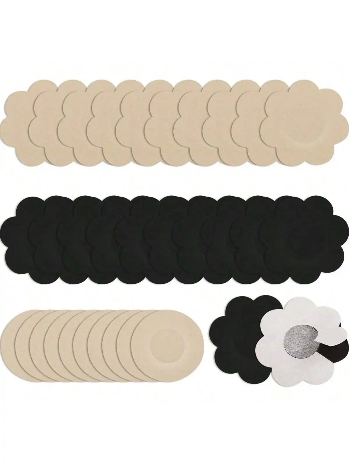 100 Pieces nipple covers disposable nipple Pasties nipple Petals