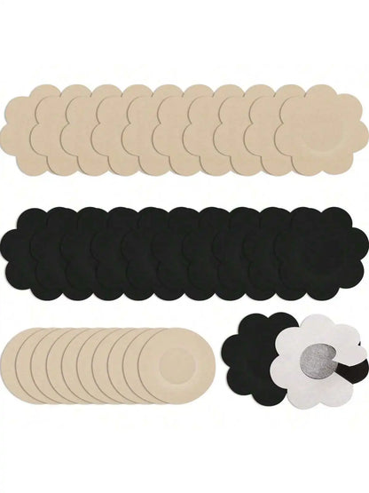 100 Pieces nipple covers disposable nipple Pasties nipple Petals