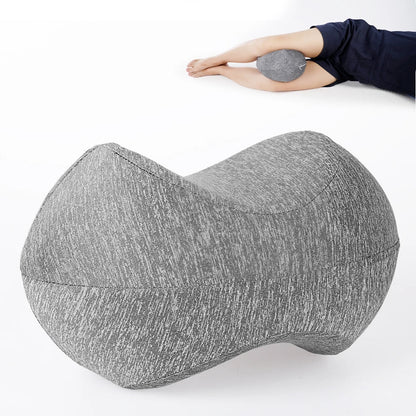 Olive-shaped memory foam pregnant woman leg pillow, knee pillow, side sleeping leg compression, office, universal