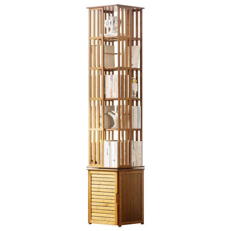 360 degree rotating bookshelf crevice bookcase children's floor picture book rack student shelf