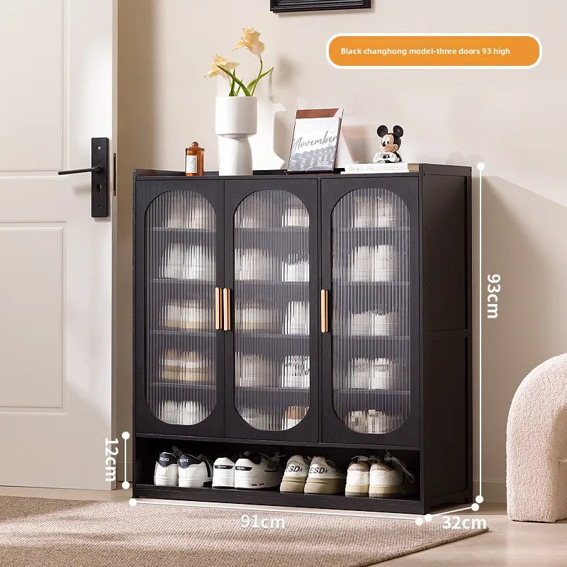 New shoe cabinet household multi-layer storage shoes dust-proof door porch floor large-capacity porch rack shoe rack