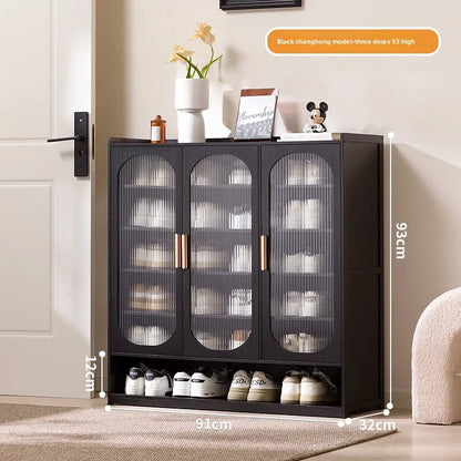 New shoe cabinet household multi-layer storage shoes dust-proof door porch floor large-capacity porch rack shoe rack