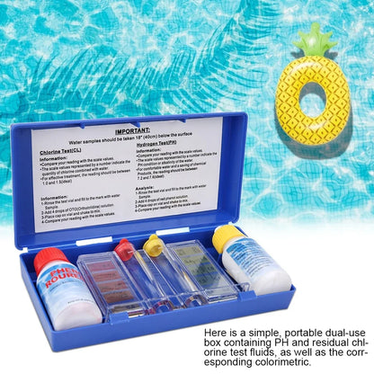 Testing Box Water Quality Test Kit Swimming Pool  Chlorine Water Quality Test Kit Swimming Pool Tester Water Testing Box