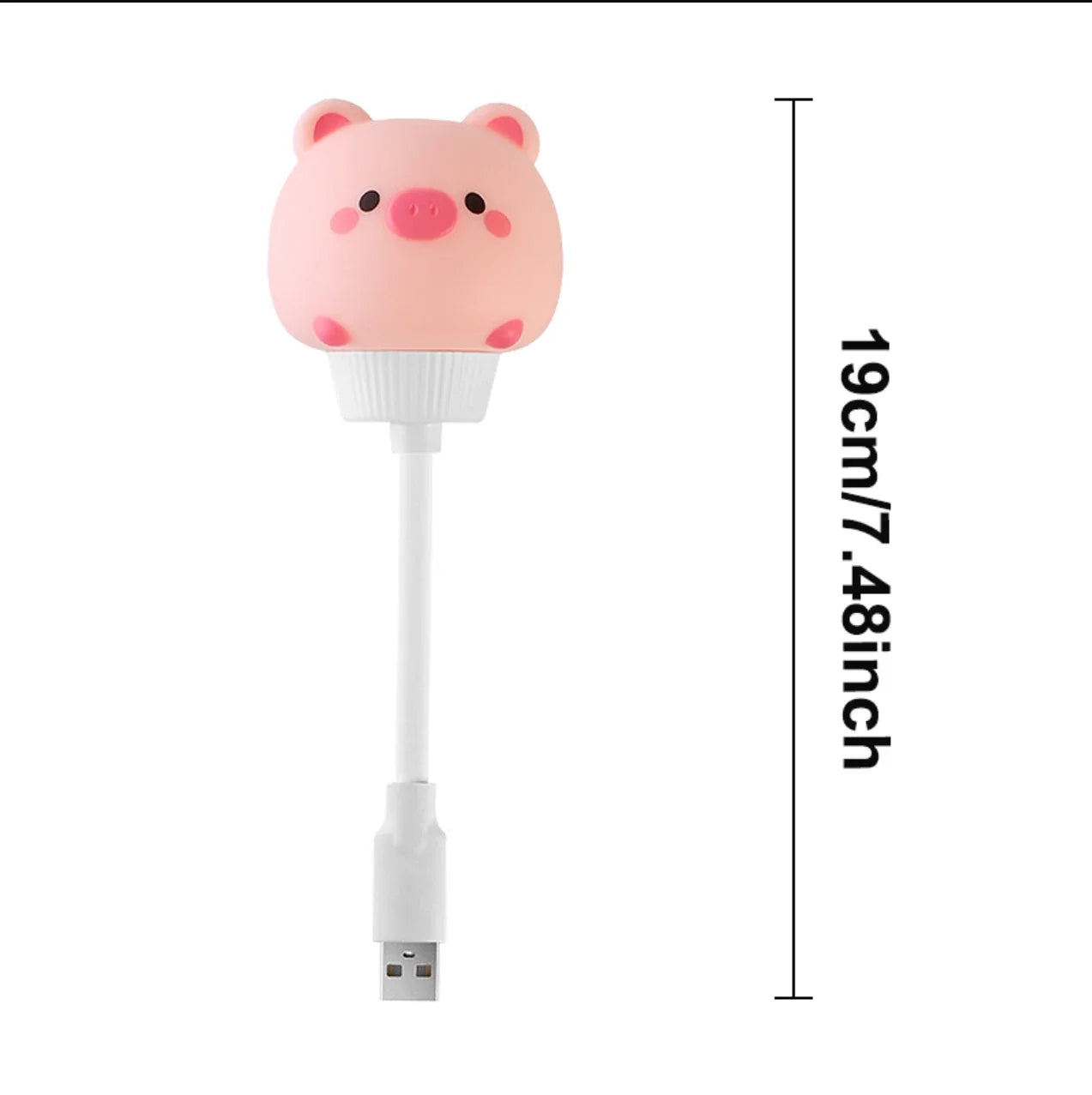 USB Night Light LED Voice Control Cute Cartoon Night Lamp Bear Kitten Remote Control for Baby Kid Bedroom Decor Bedside Lamp