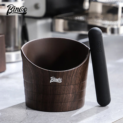 Bincoo Coffee Knock Box Espresso Grounds Container Anti Slip Espresso Dump Bin Grind Beveled Barista Goods Cafe Bar Accessories