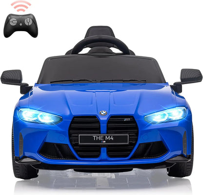 12V Ride On Car for Kids,Toddler Electric Vehicle with Remote Control,3 Speed,Led Light,Suspension System,3 Speeds, Bluetooth