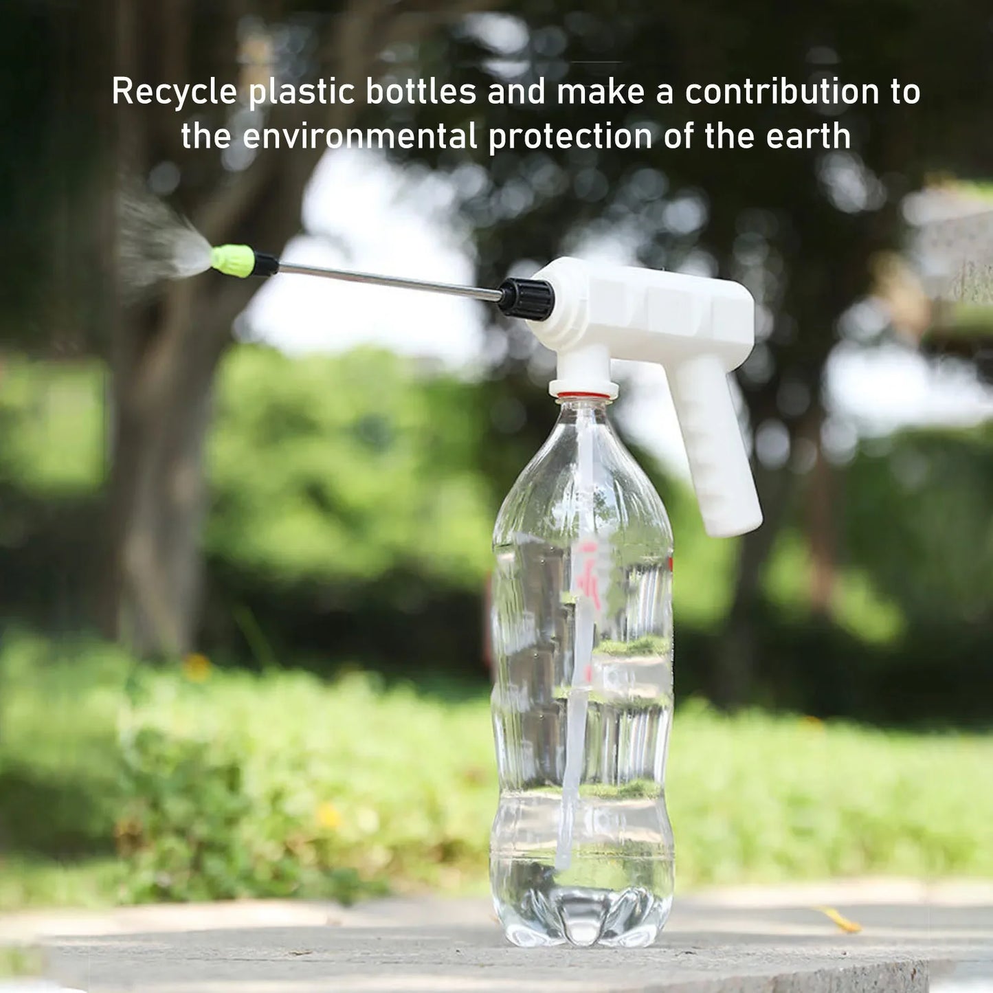 Battery Powered Sprayer Head Wide Compatibility Electric Plant Sprayer Spout Automatic USB Rechargeable Plastic for Home